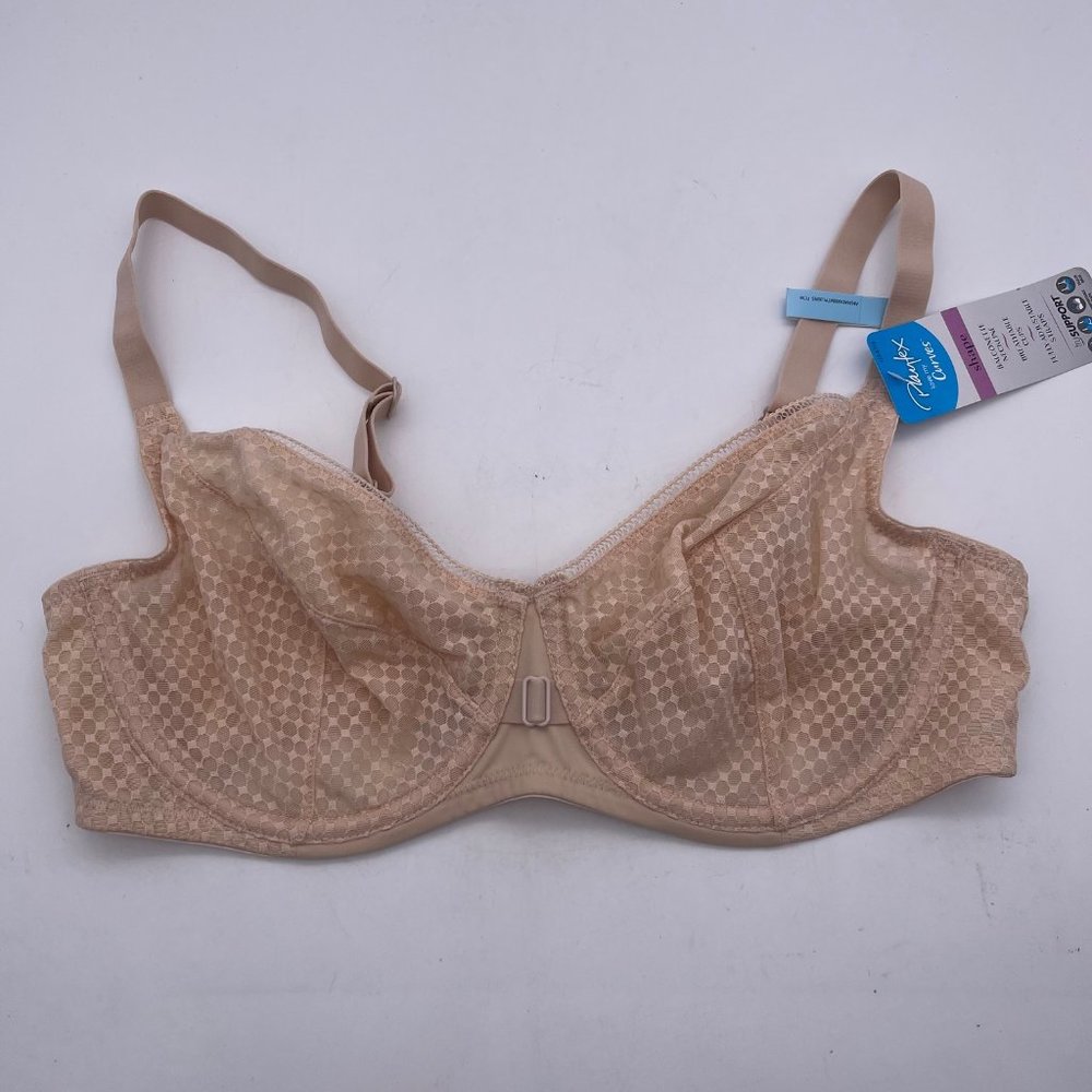 Playtex 38C Love My Curves Amazing Shape Underwire Beige Bra Style US4713 NWT